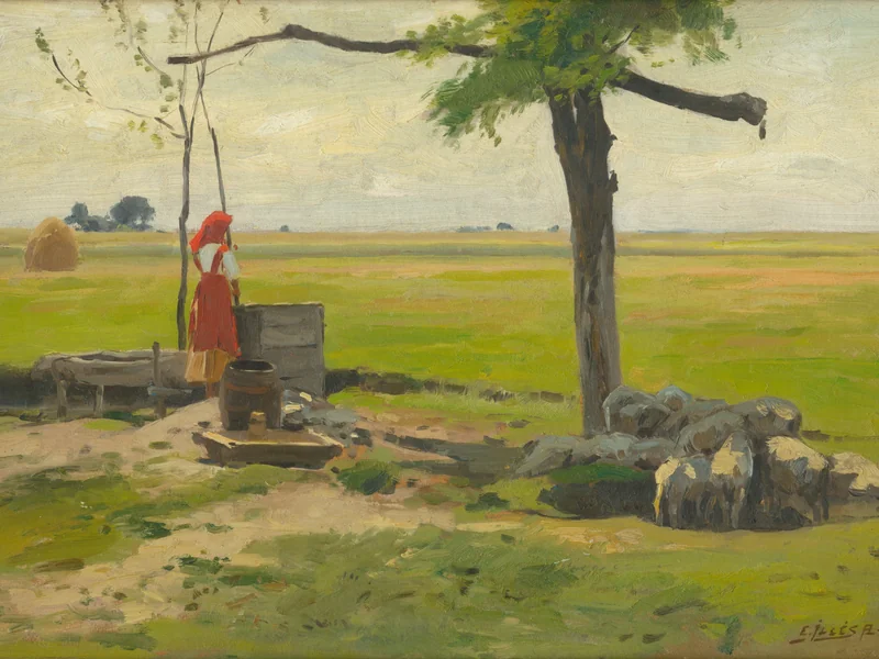 1871-Antal Illés - Pastorella
